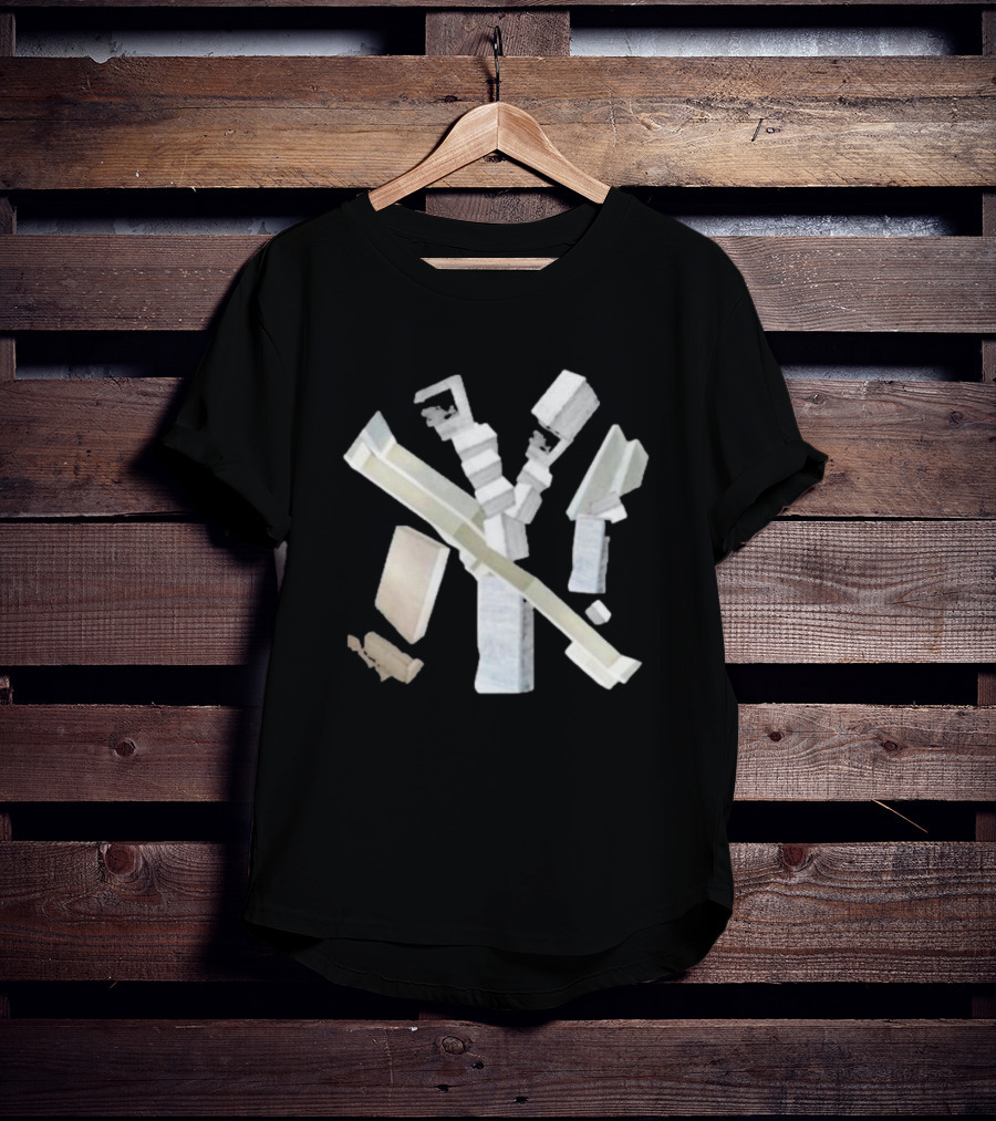 New York Bricks Urban Abstraction Iconic T-Shirt