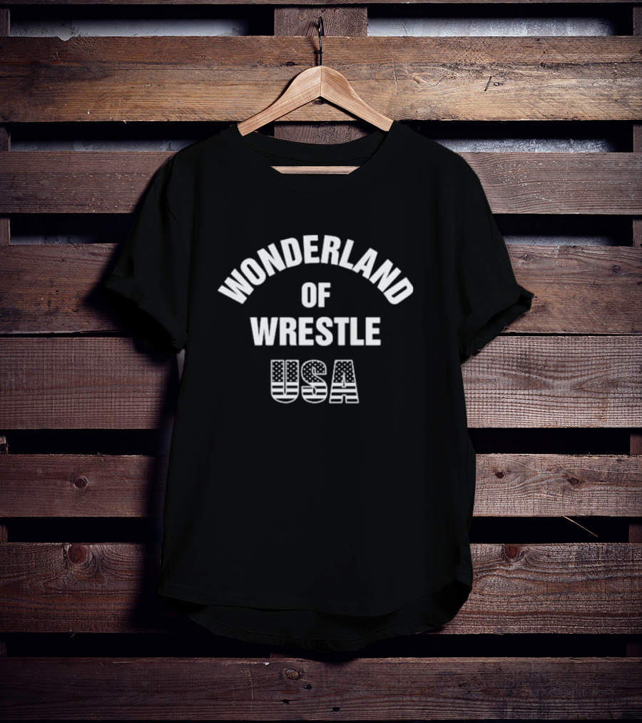 Wonderland Of Wrestle USA T-Shirt