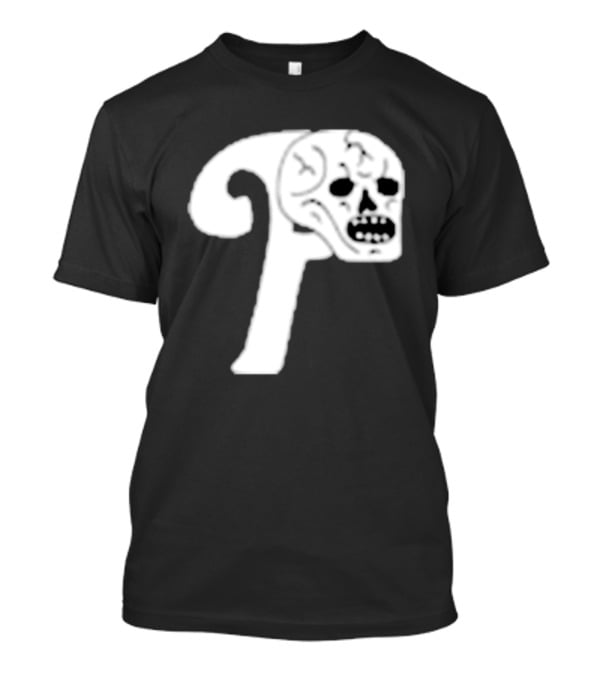 Philadelphia The Fighting Piss Missiles Skull T-Shirt