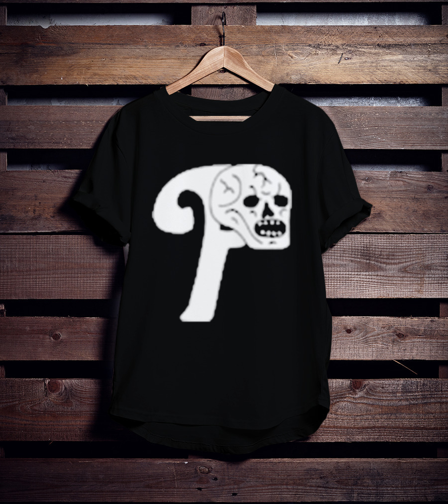 Philadelphia The Fighting Piss Missiles Skull T-Shirt