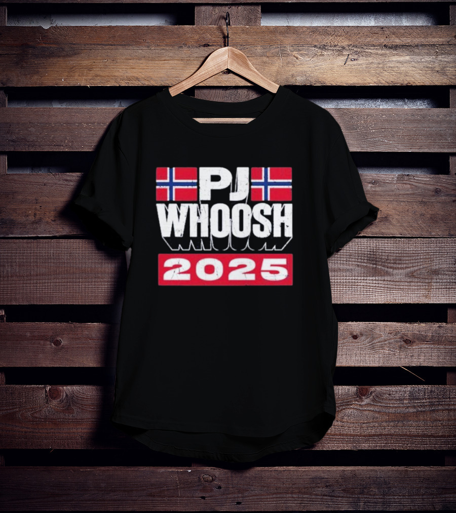 PJ Whoosh Norway Flags 2025 T-Shirt
