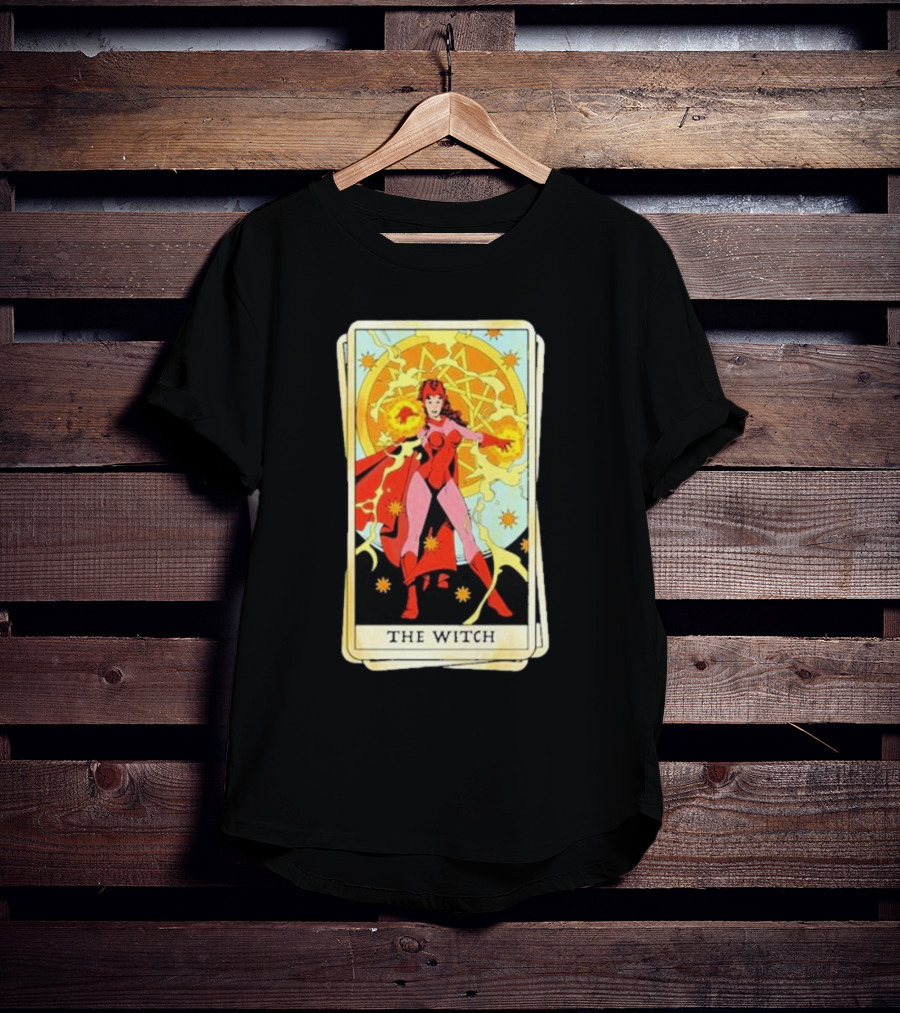 Tarot Card Featuring Scarlet Witch As The Witch T-Shirt