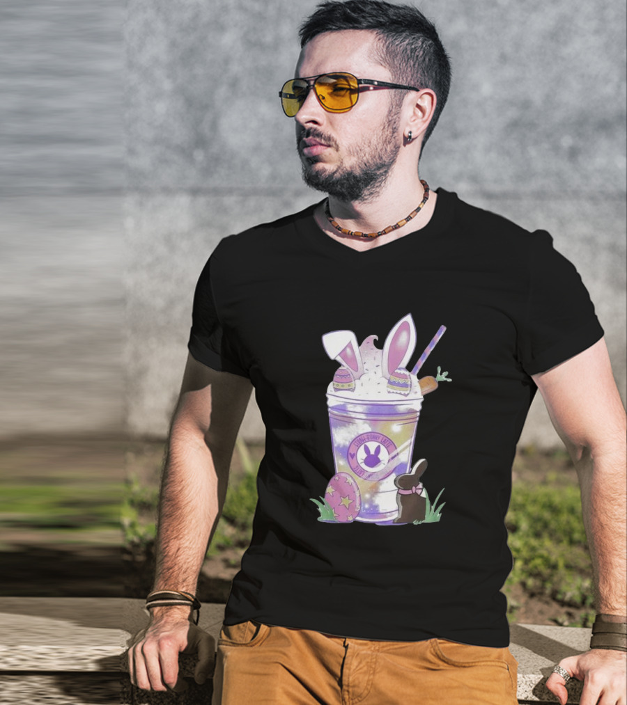 Easter Bunny Love Chocolate Cotton Candy Cup With Eggs T-Shirt