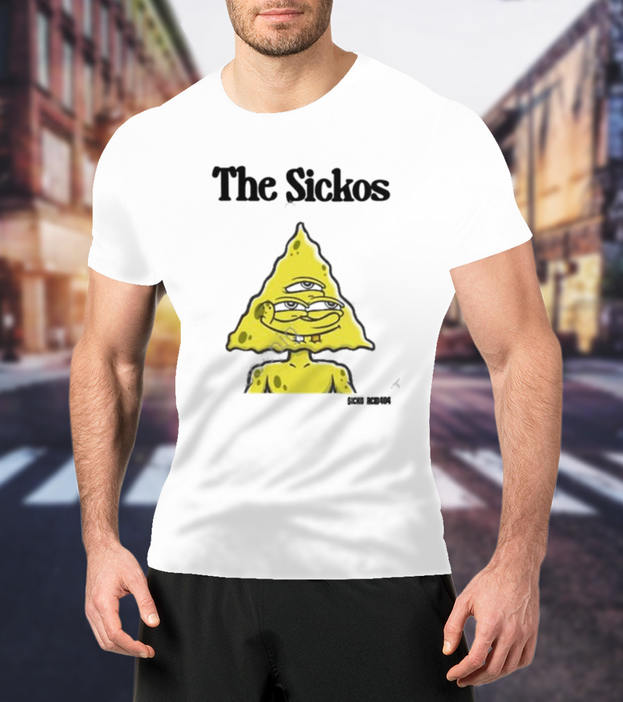 The Sickos Sponge Triangle Character T-Shirt