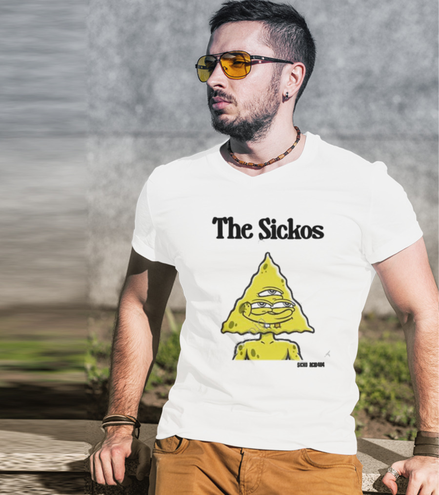 The Sickos Sponge Triangle Character T-Shirt