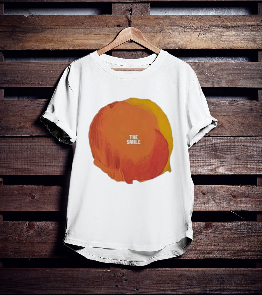 The Smile Sun Paint Texture Art Circle T-Shirt
