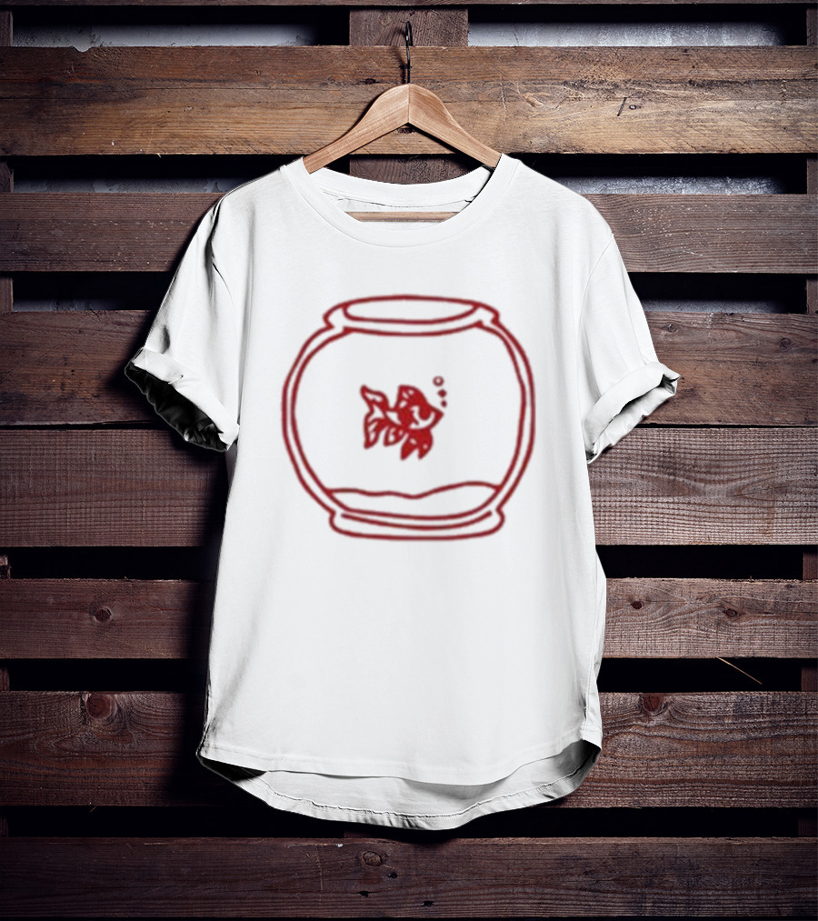 Paige Fish Bowl Red Fish Visual T-Shirt
