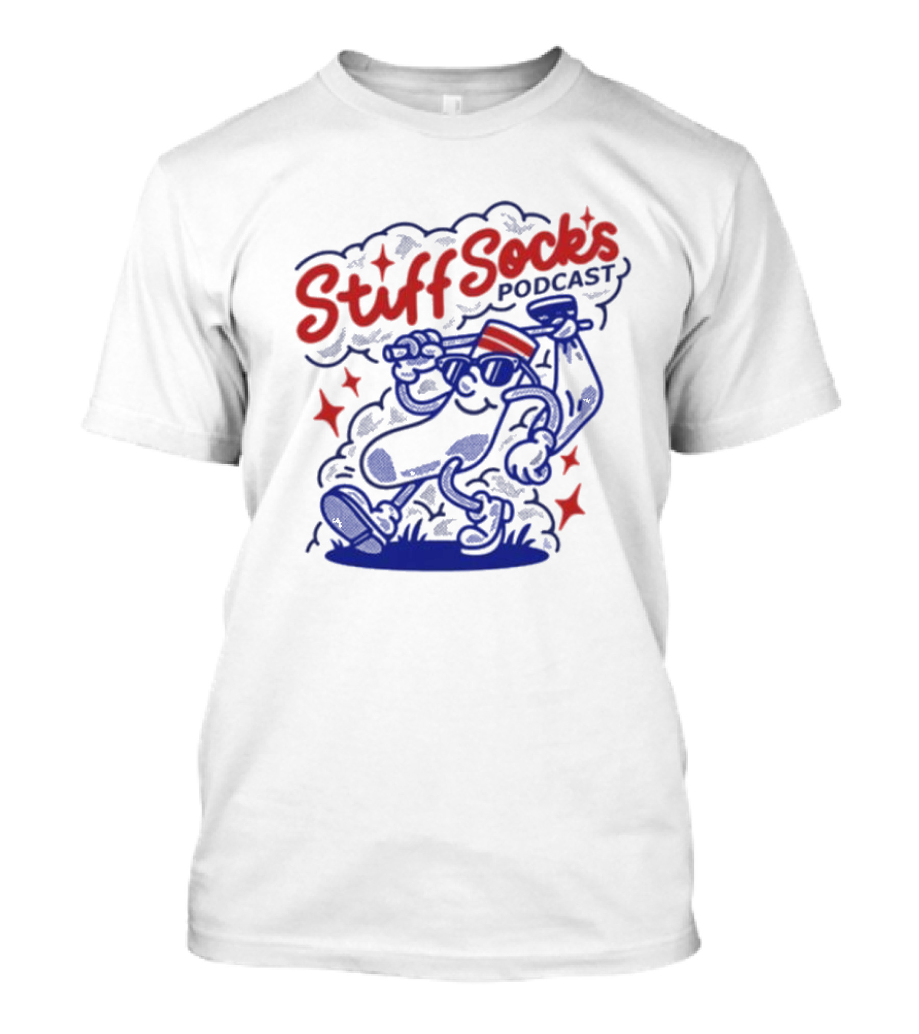 Stiff Socks Podcast Walkin Sock Store T-Shirt