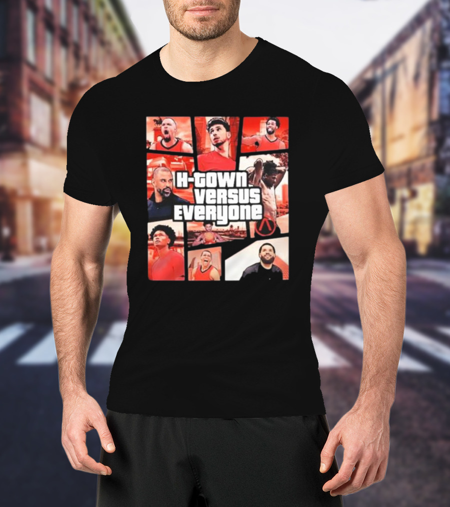 H-Town Versus Everyone Aaron Patterson Style Gta Inspired Sportswear T-Shirt