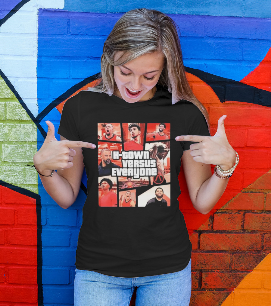 H-Town Versus Everyone Aaron Patterson Style Gta Inspired Sportswear T-Shirt