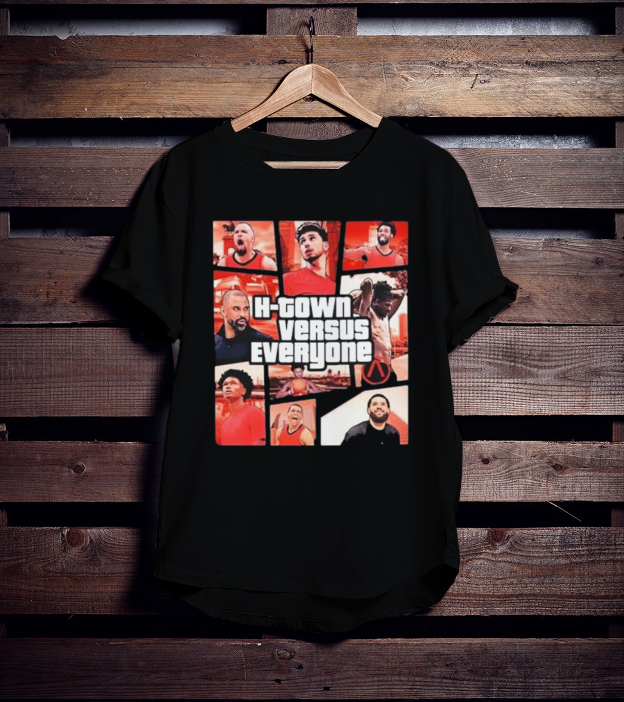 H-Town Versus Everyone Aaron Patterson Style Gta Inspired Sportswear T-Shirt