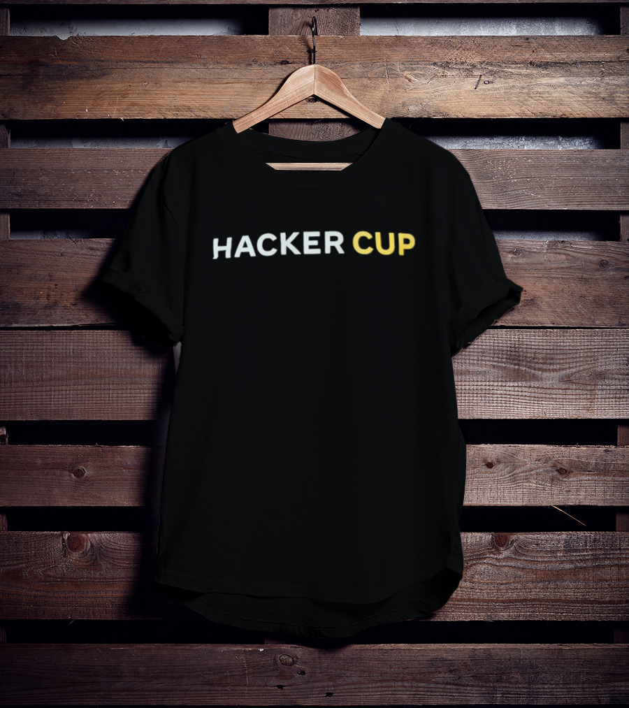 Abhishek Saini Wearing Hacker Cup Premium T-Shirt