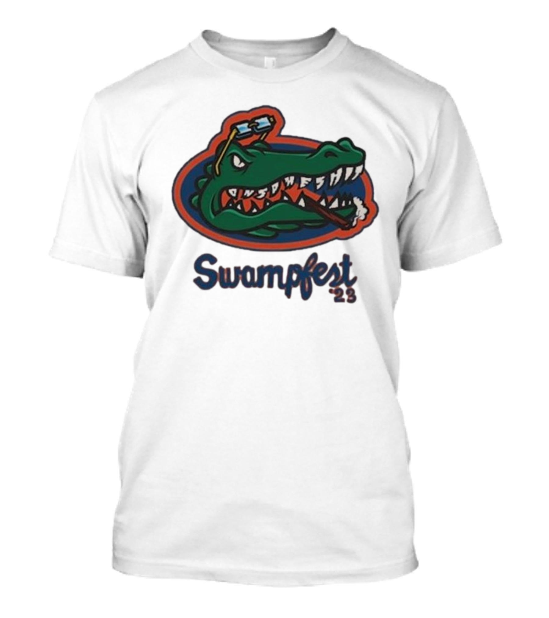 Adam22 Swampfest 23 Gator Smoking Cigar T-Shirt