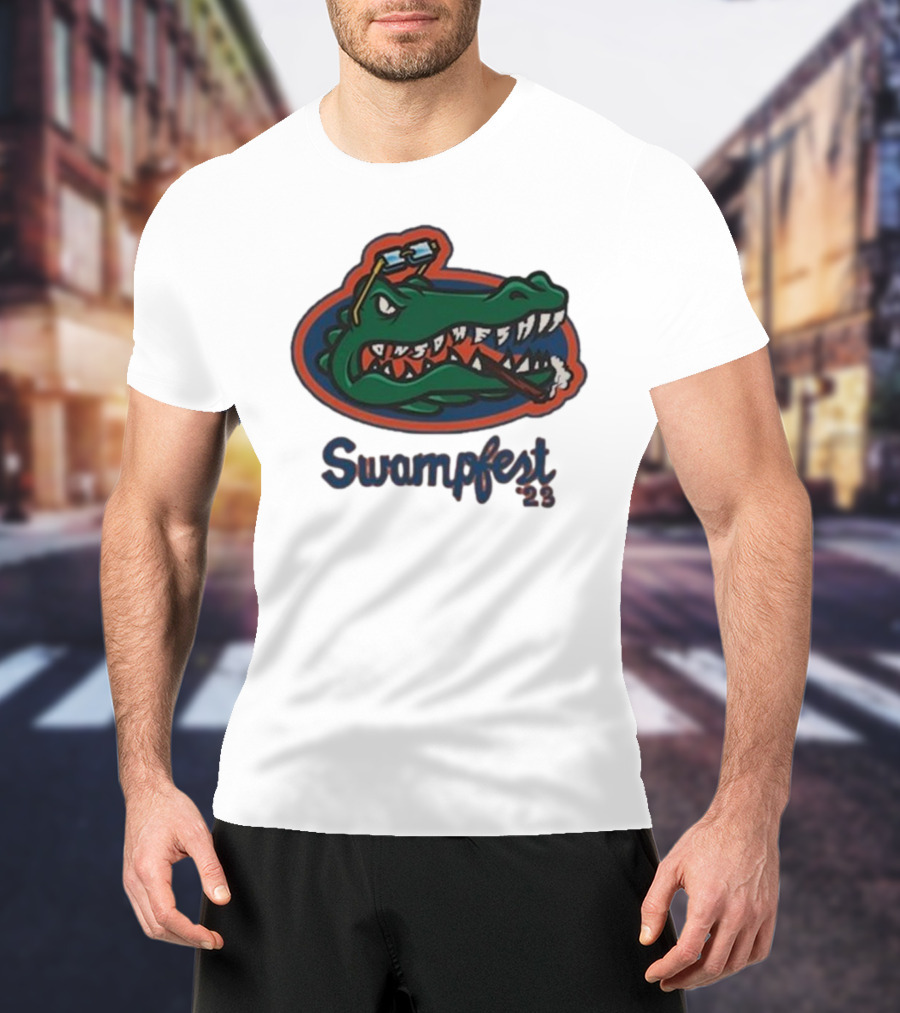 Adam22 Swampfest 23 Gator Smoking Cigar T-Shirt