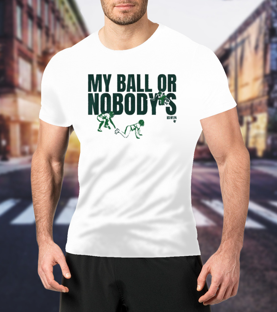 My Ball Or Nobody’s Football Player Icons T-Shirt