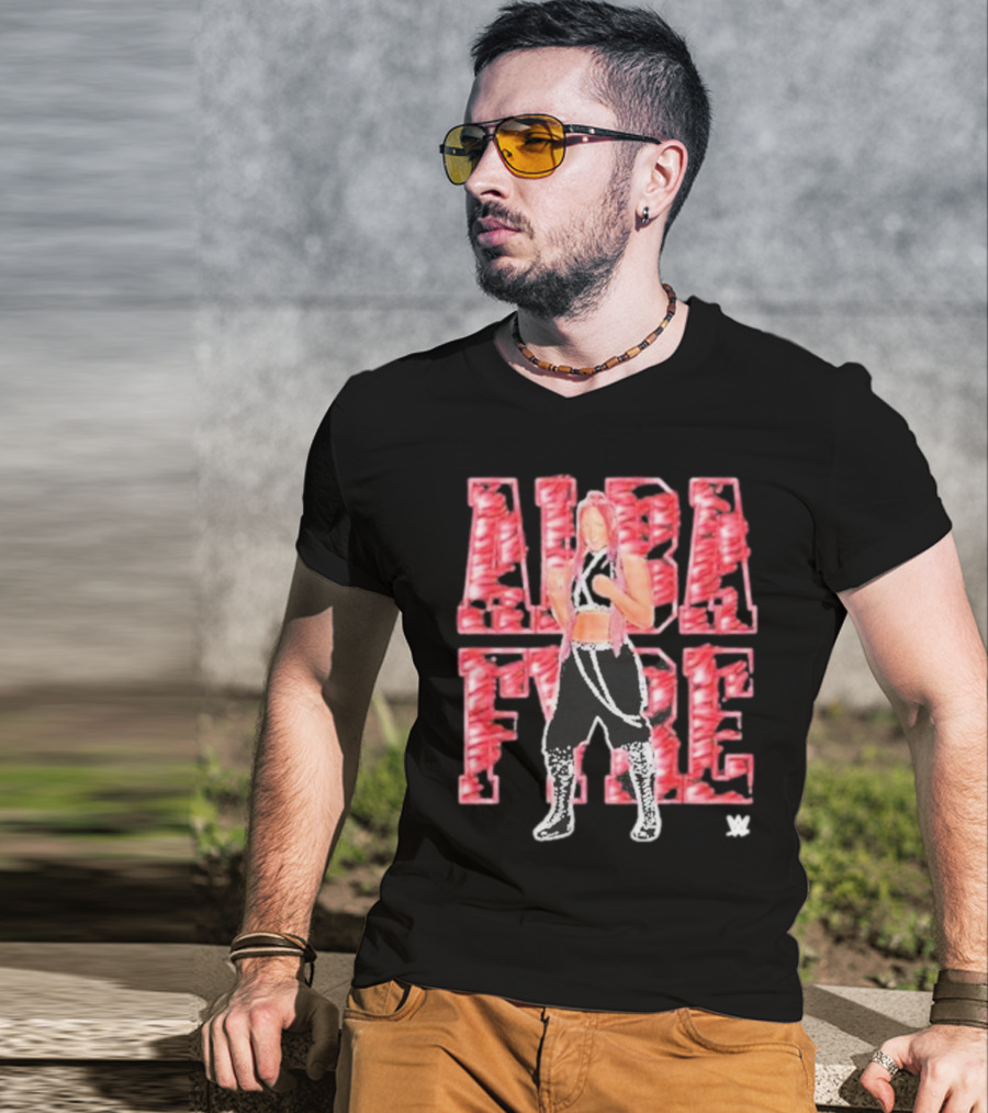 Alba Fyre Wrestling WWE Pose T-Shirt