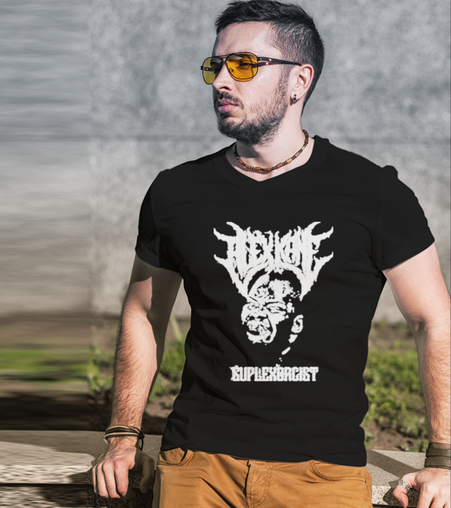 Alex Kane Suplexorcist Wrestler Face T-Shirt