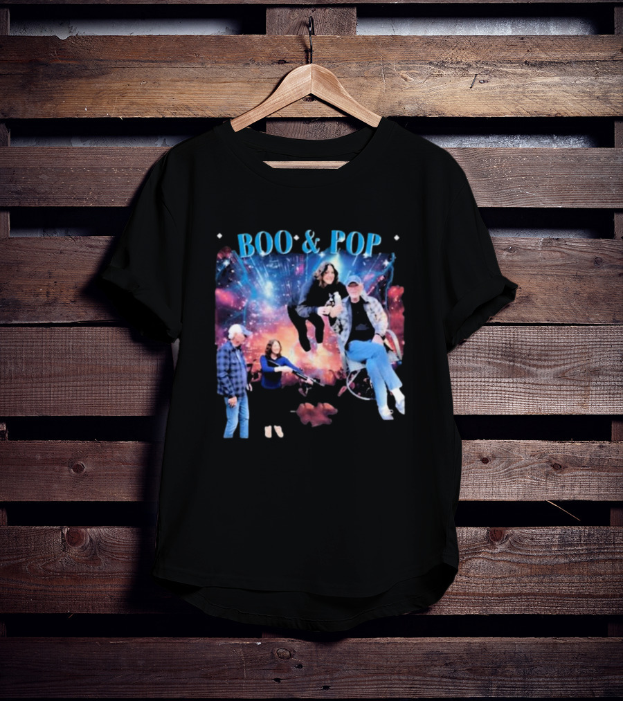BOO AND POP Cosmic Adventure Family Fun T-Shirt