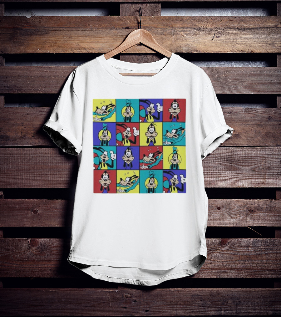 Goofy Multicolored Funny Face Expressions T-Shirt