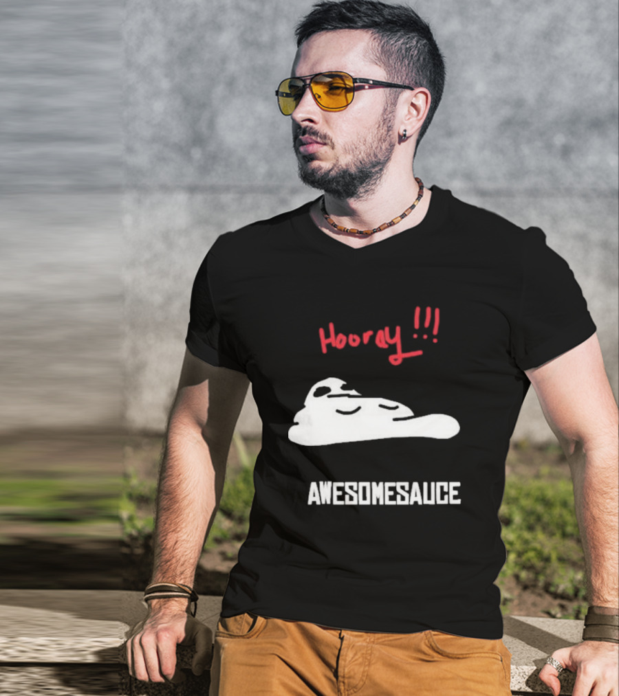 Hooray Awesomesauce Blob T-Shirt