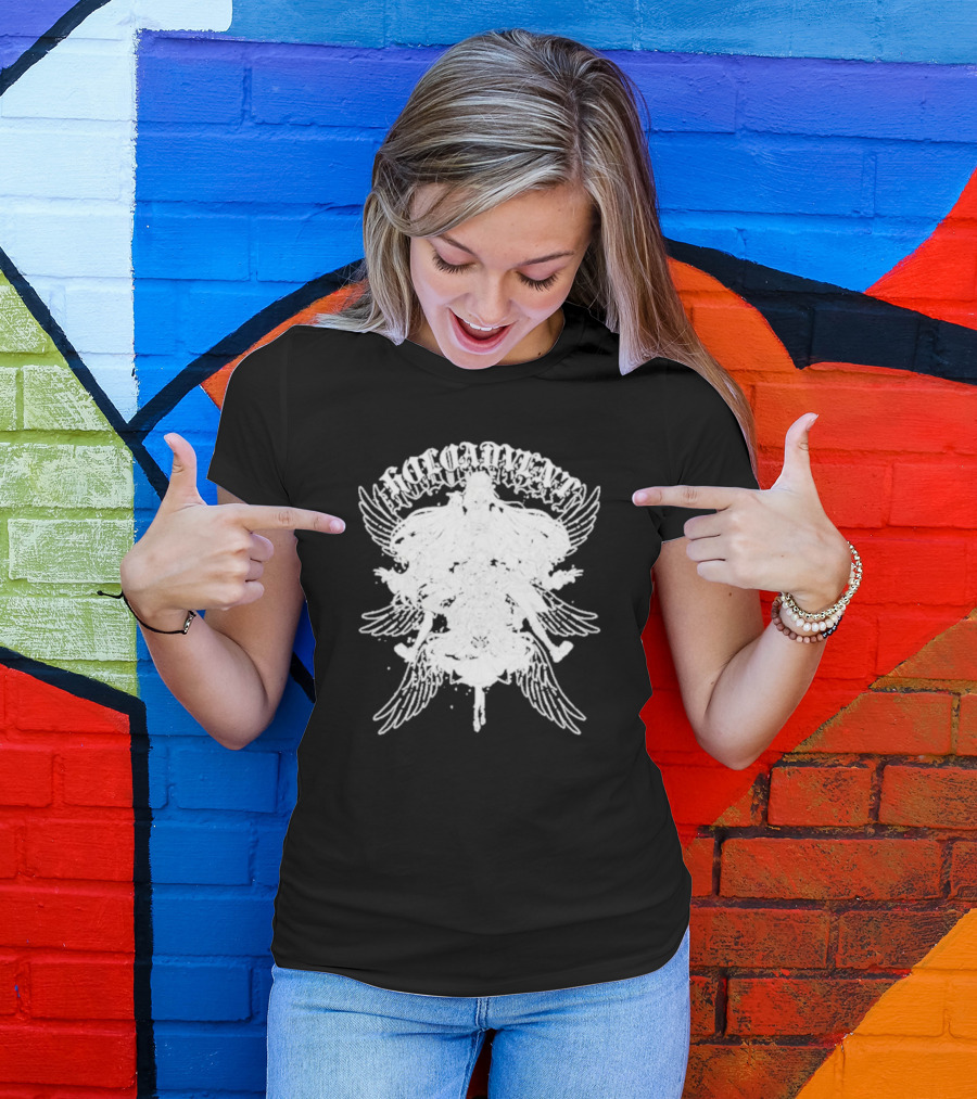 Omocat X Holoadvent Angelic Wings White T-Shirt