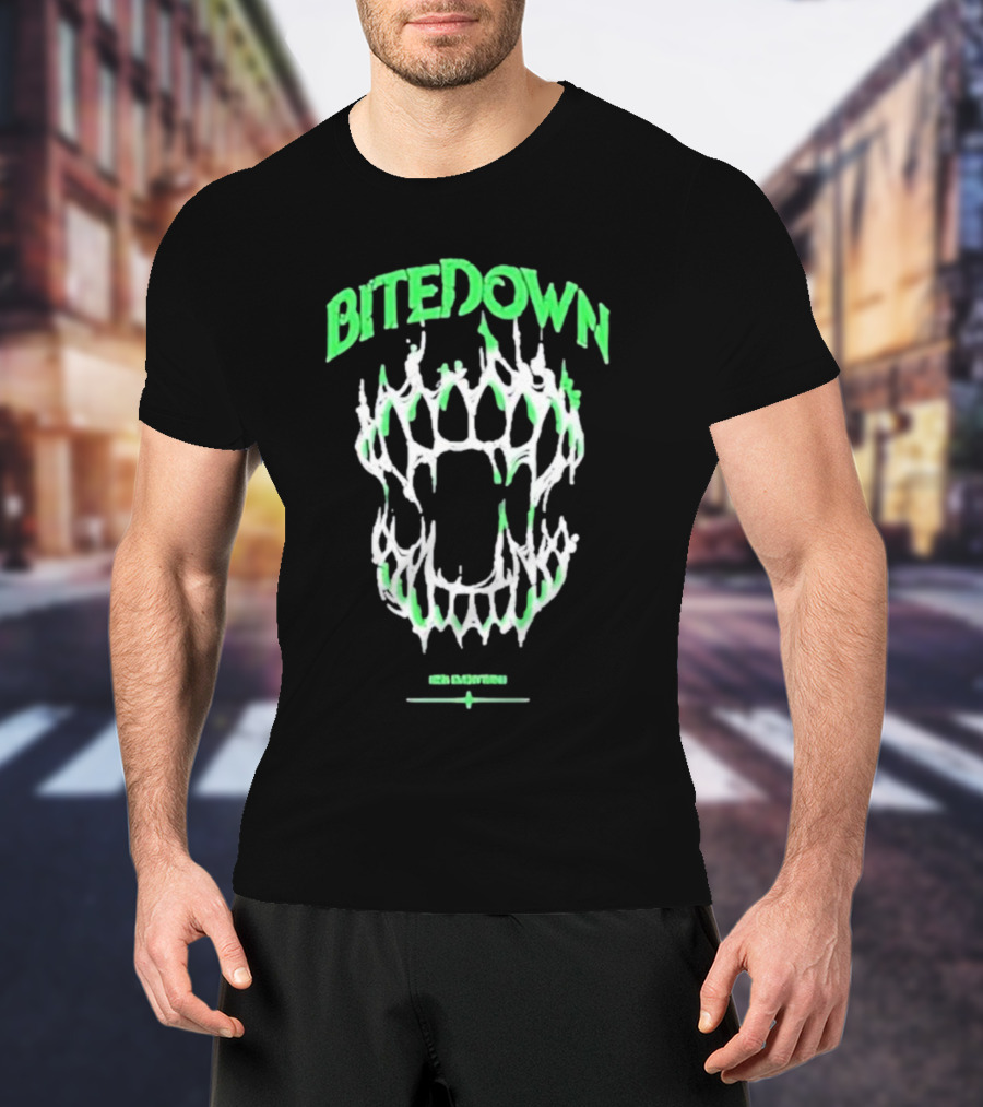 Bite Down Toxic Ryanmiw Grim Embrace T-Shirt