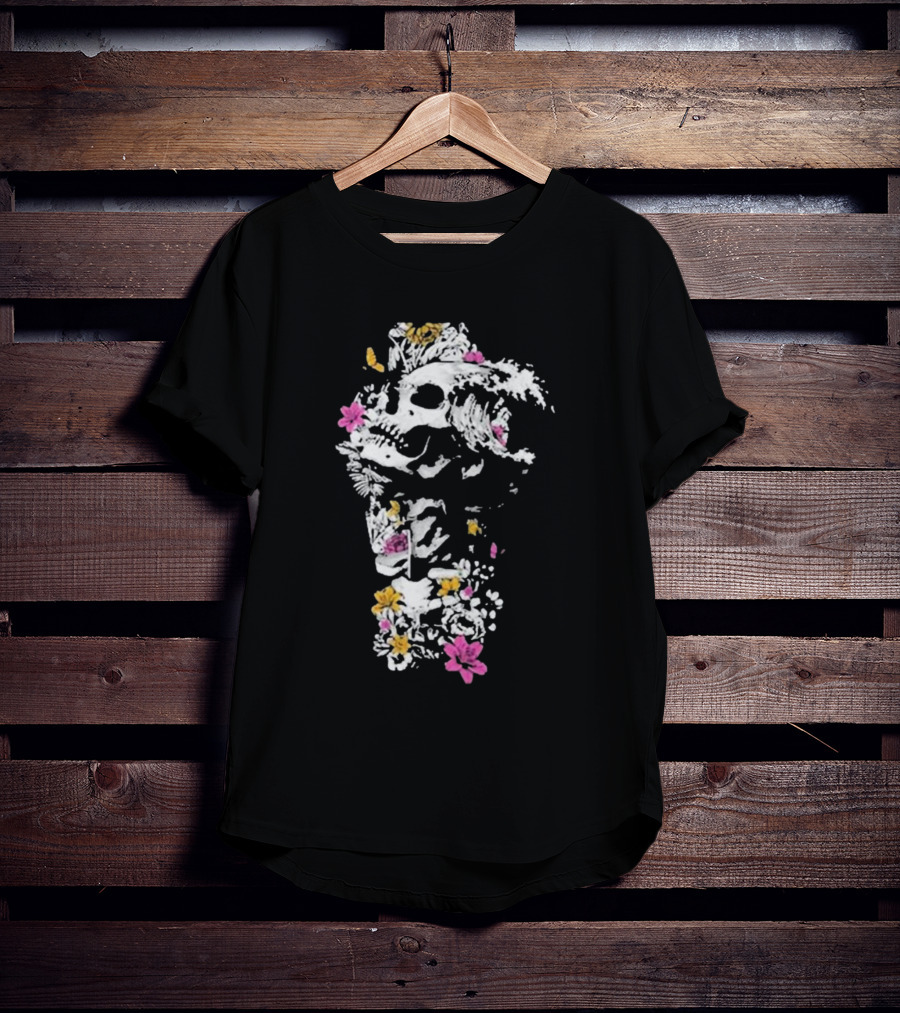 Sullivan King Skull Wave Floral Fusion T-Shirt