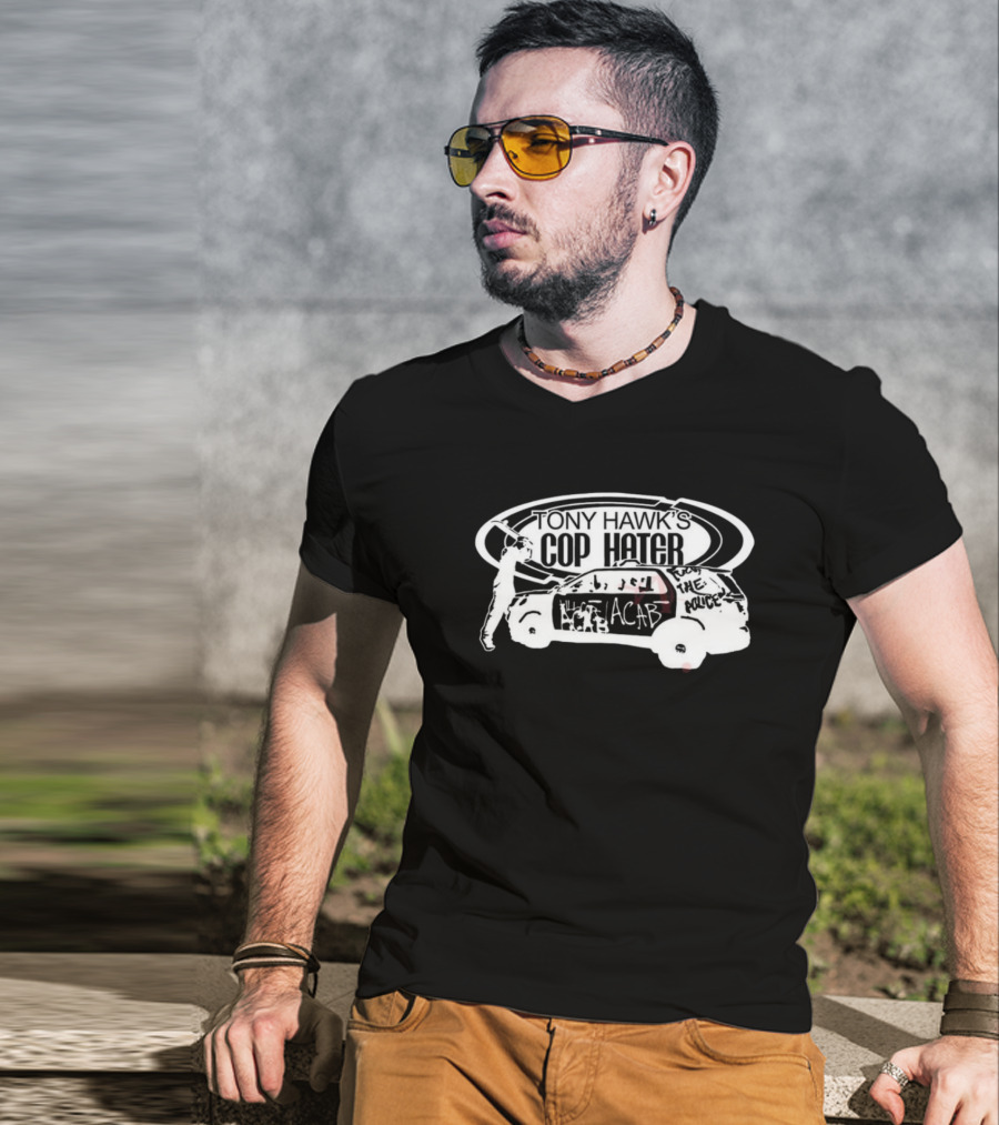 TONY HAWK'S COP HATER ACAB FROM THE POLICE T-Shirt