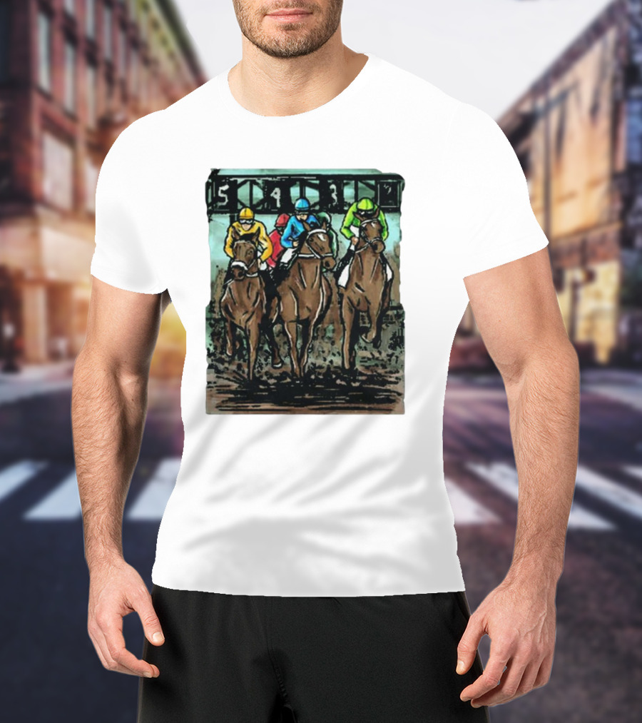 U Horse Races Waitlist Action 54321 T-Shirt