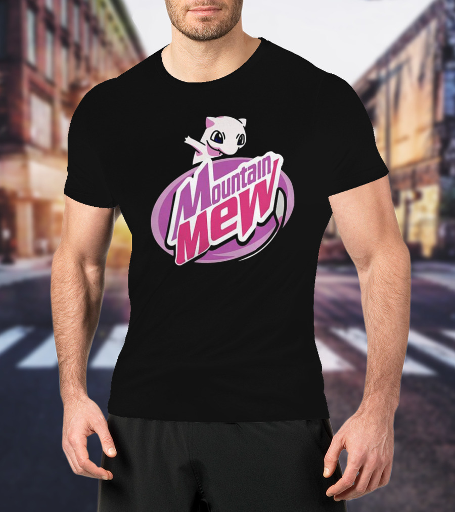 Mountain Mew Pokemon Go Mewtwo Parody Mountain Dew T-Shirt