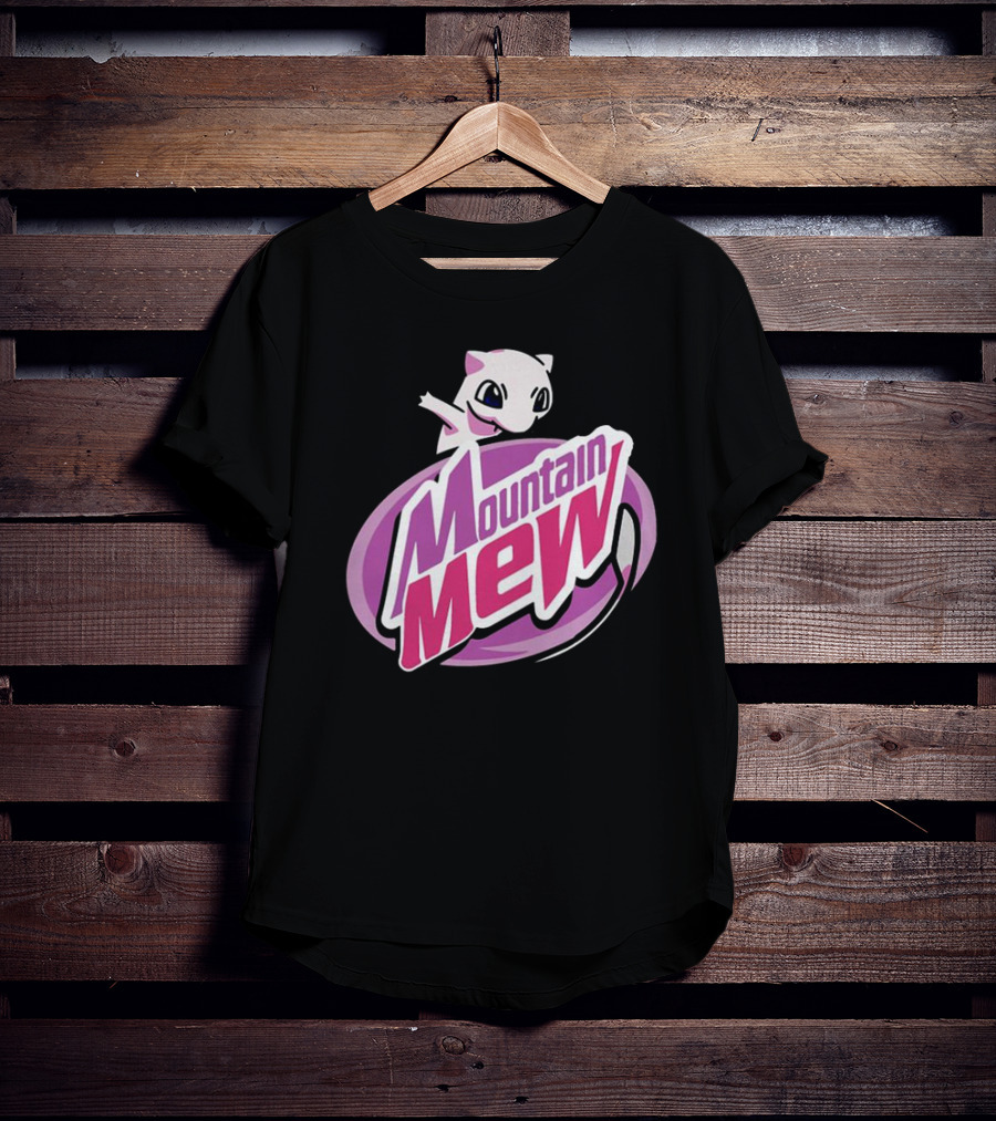 Mountain Mew Pokemon Go Mewtwo Parody Mountain Dew T-Shirt
