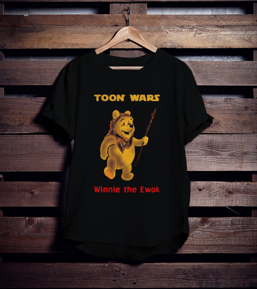 Toon Wars Winnie The Ewok Pooh Bear T-Shirt