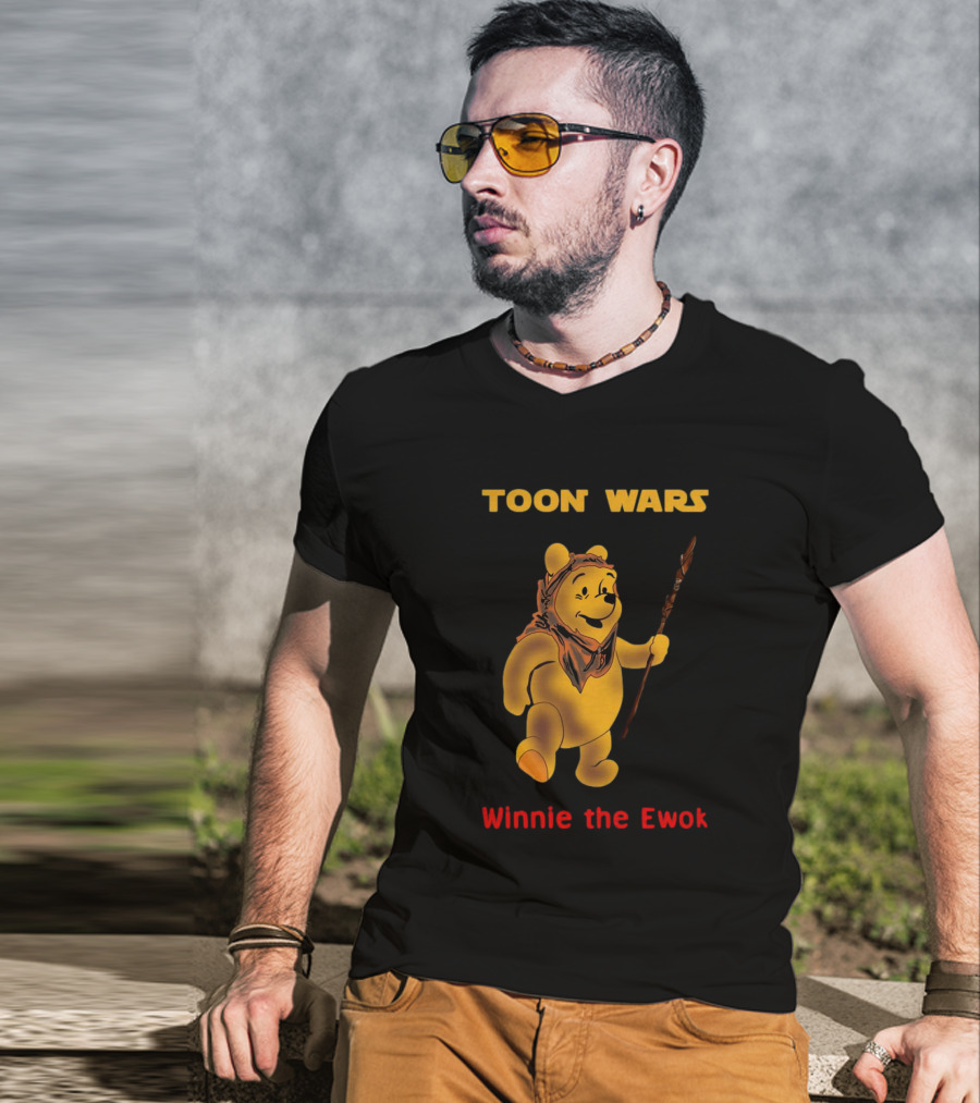 Toon Wars Winnie The Ewok Pooh Bear T-Shirt