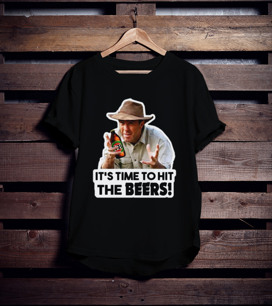 Russell Coight It's Time To Hit The Beers Beer Bottle Hat T-Shirt