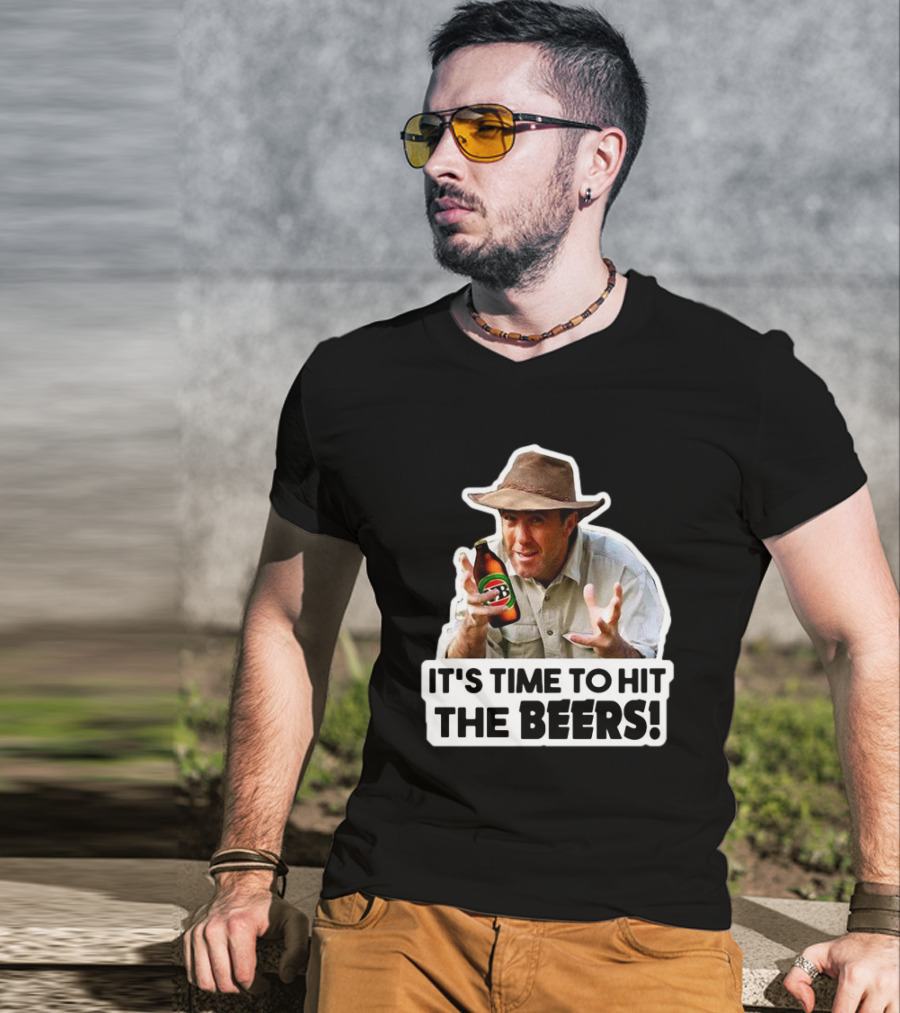 Russell Coight It's Time To Hit The Beers Beer Bottle Hat T-Shirt