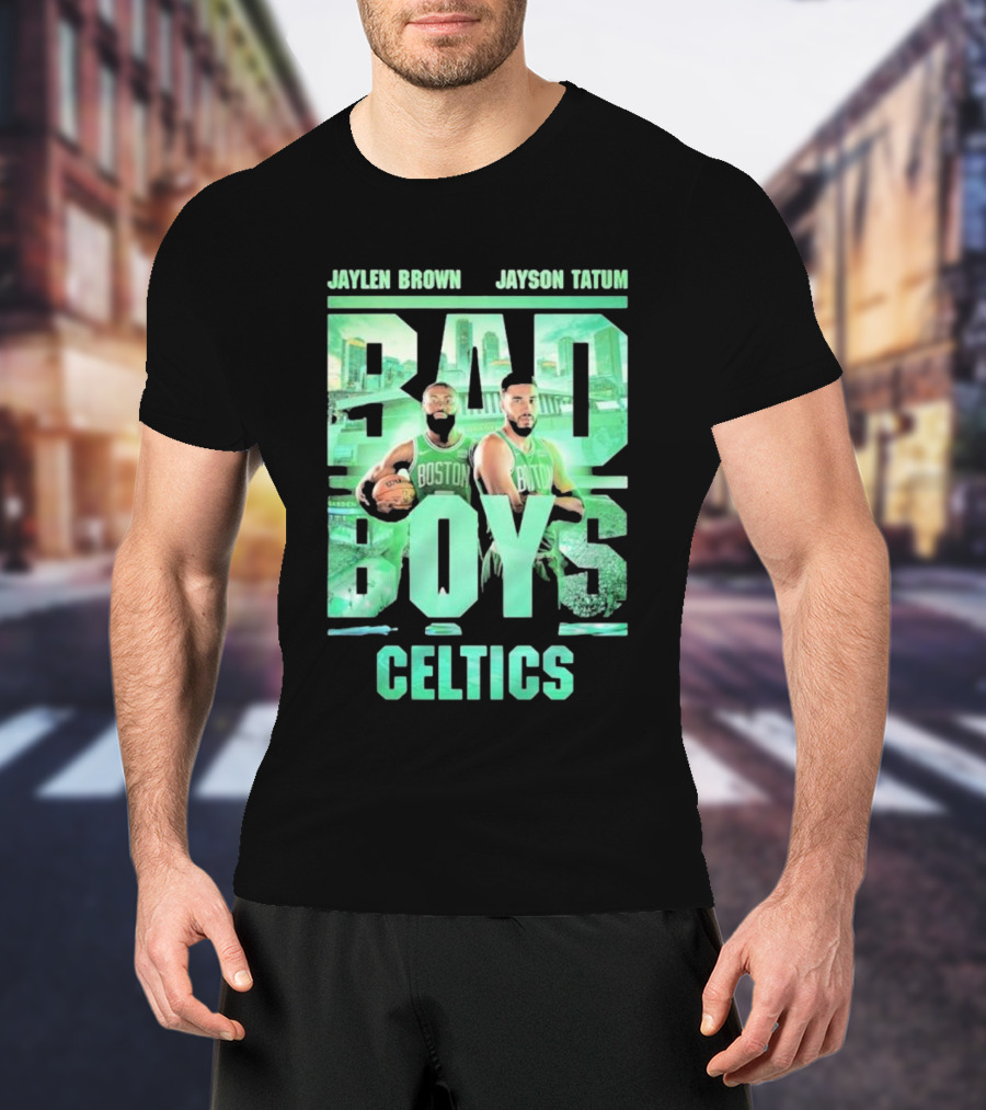 Jaylen Brown Jayson Tatum Bad Boys Celtics T-Shirt