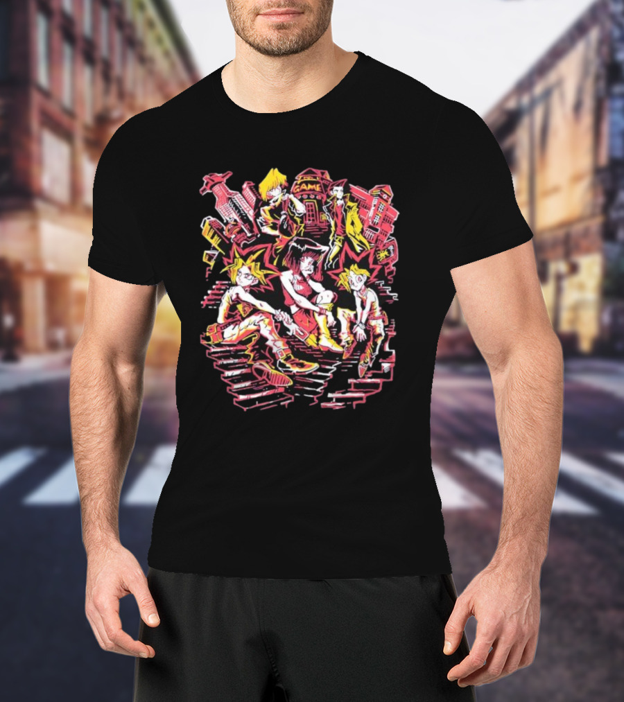 Off Duty Duelists Yugioh Characters Street Style Urban T-Shirt