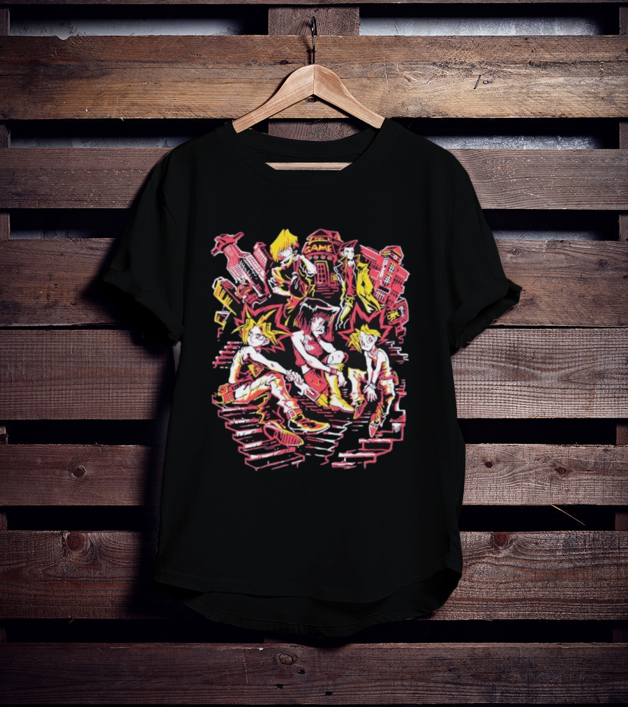 Off Duty Duelists Yugioh Characters Street Style Urban T-Shirt