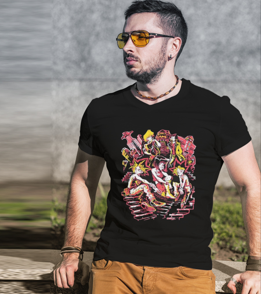 Off Duty Duelists Yugioh Characters Street Style Urban T-Shirt