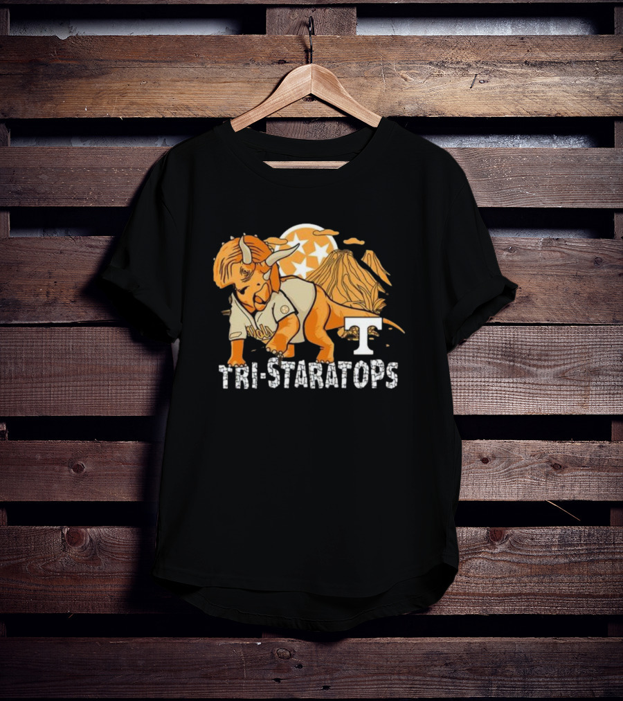 Tri-staratops Omavols Baseball Tennessee Mountain Stars T-Shirt