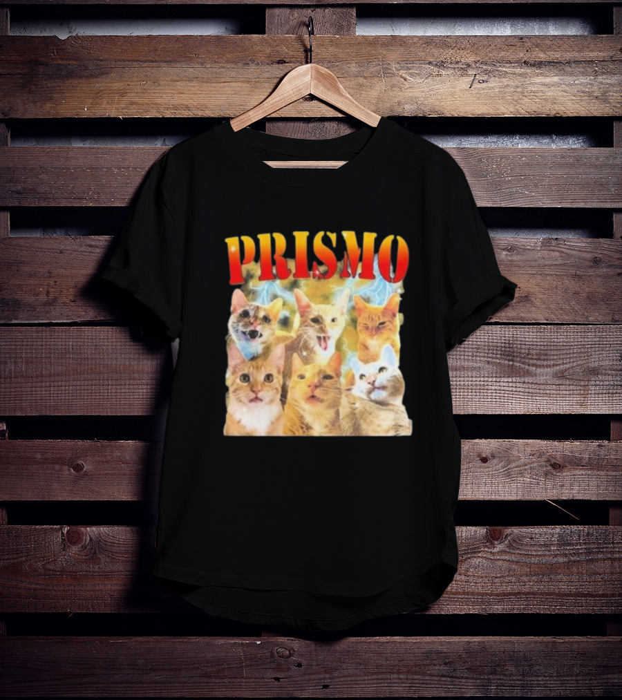 Prismo Cats Colorful Expressions Feline Montage T-Shirt