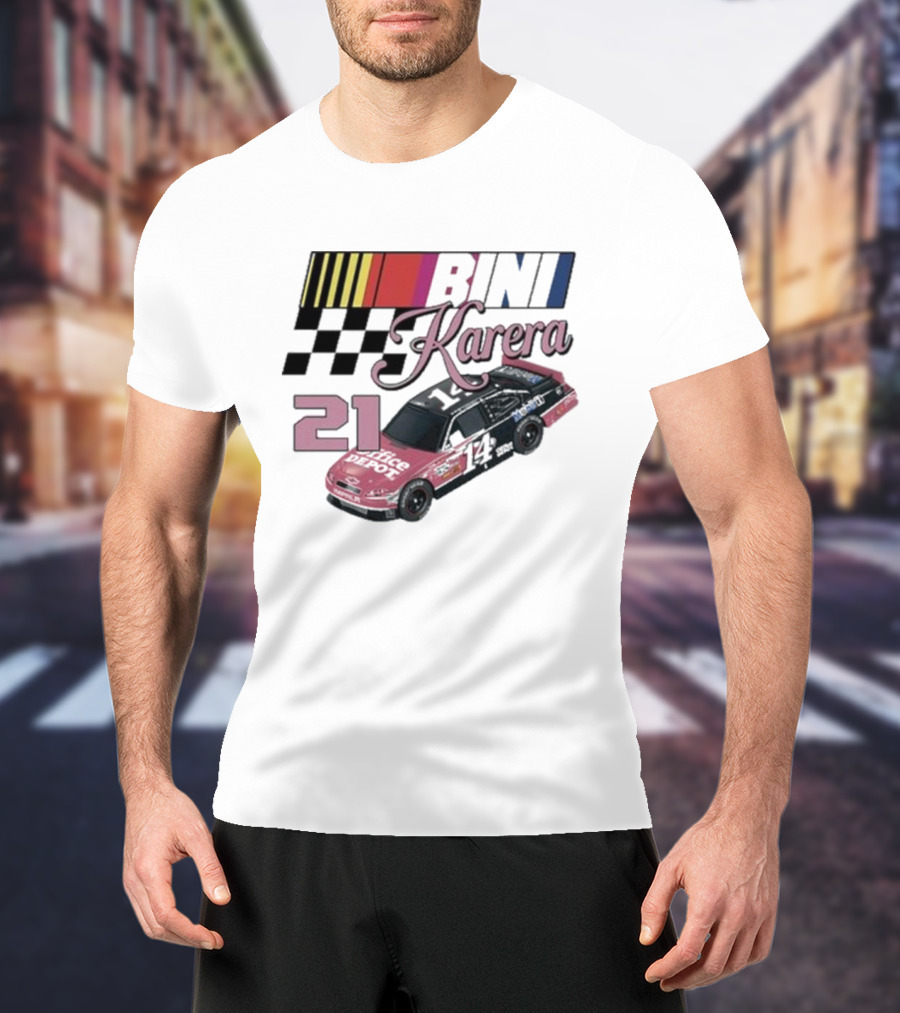 Bini Karera 21 Race Car Office Depot T-Shirt