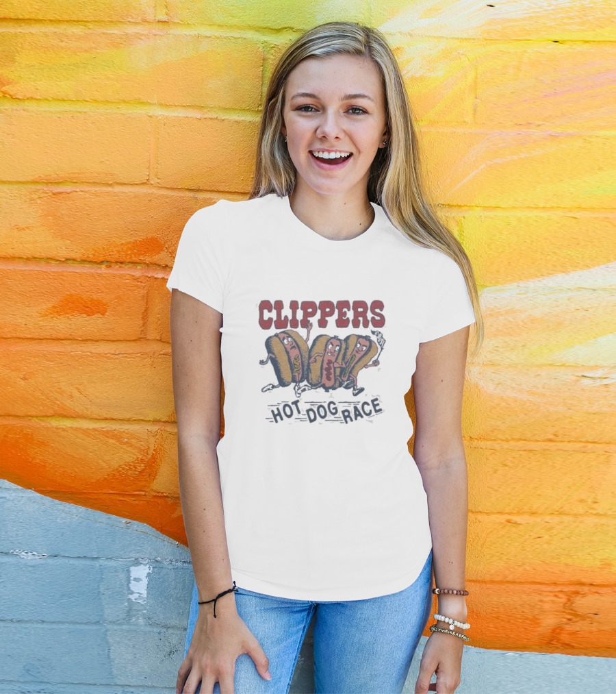 CLIPPERS HOT DOG RACE T-Shirt