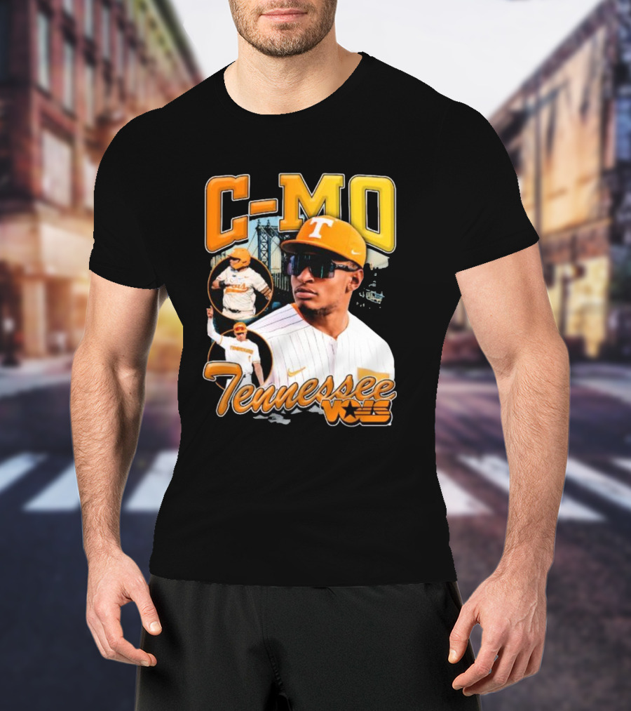 C-MO Tennessee Vols Baseball Vintage T-Shirt