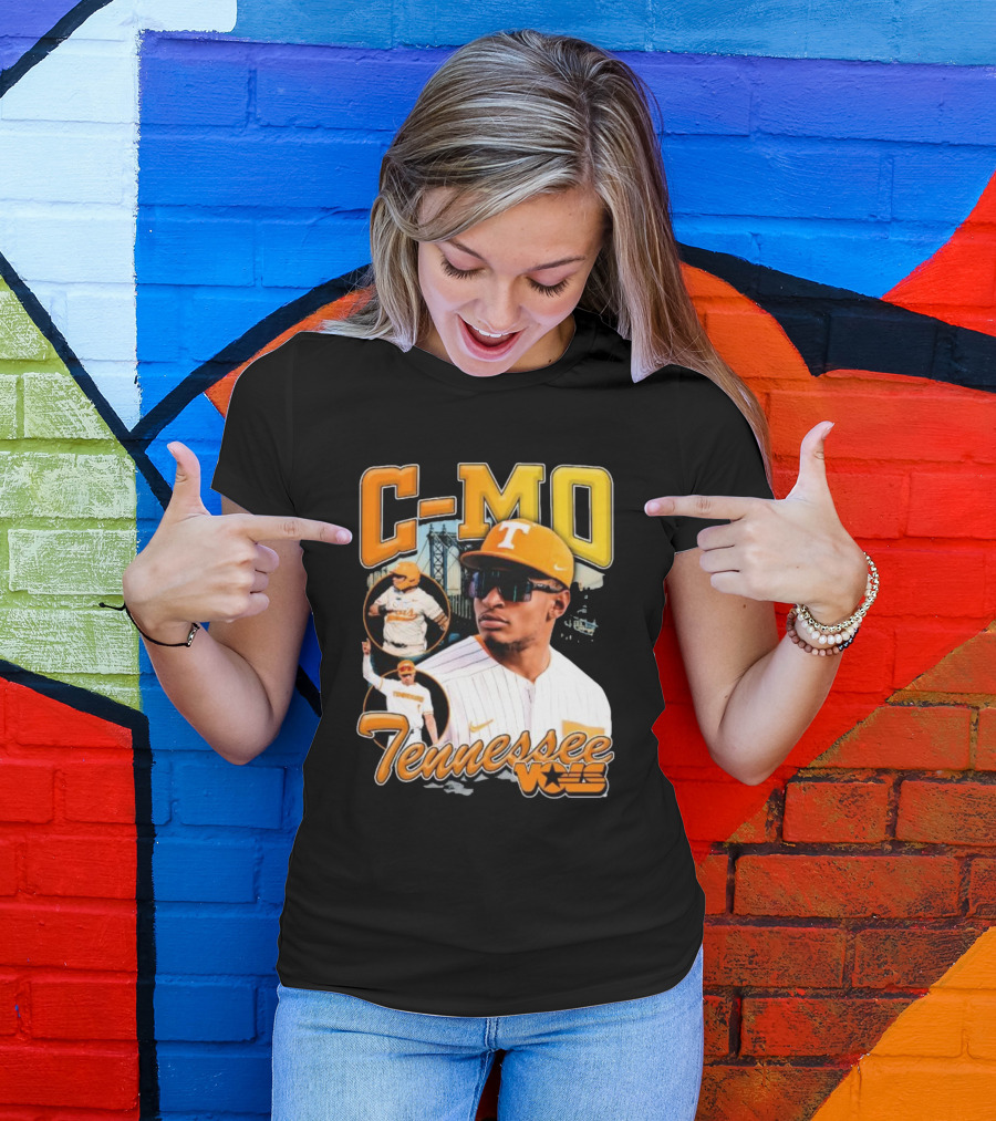 C-MO Tennessee Vols Baseball Vintage T-Shirt