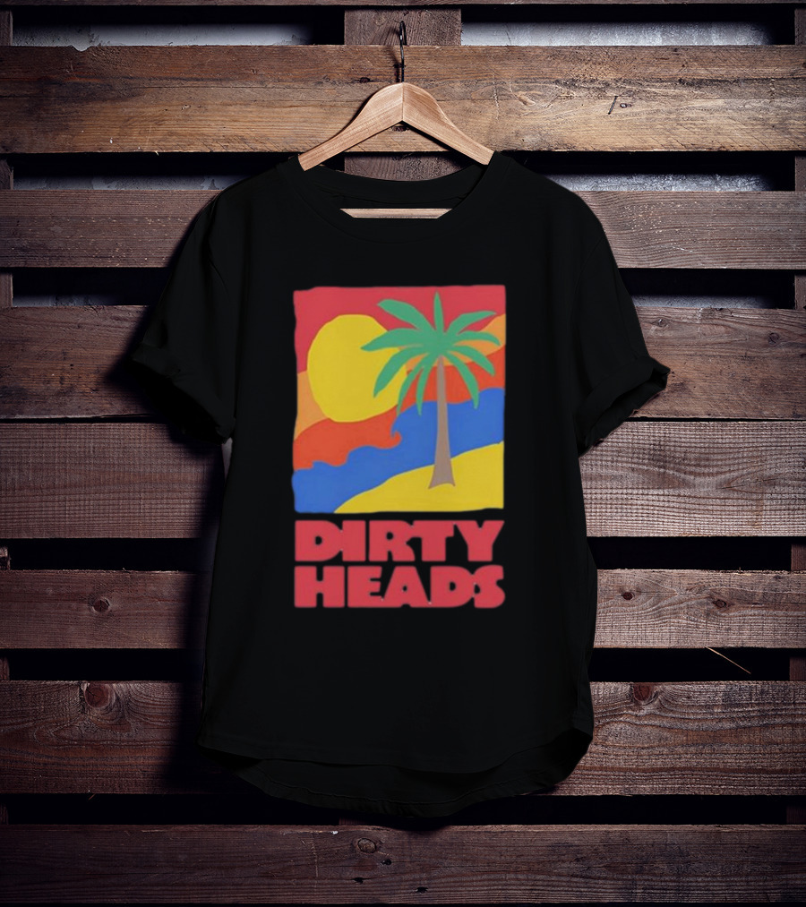 Dirty Heads Palm Tree Sunset Beach Vibes T-Shirt