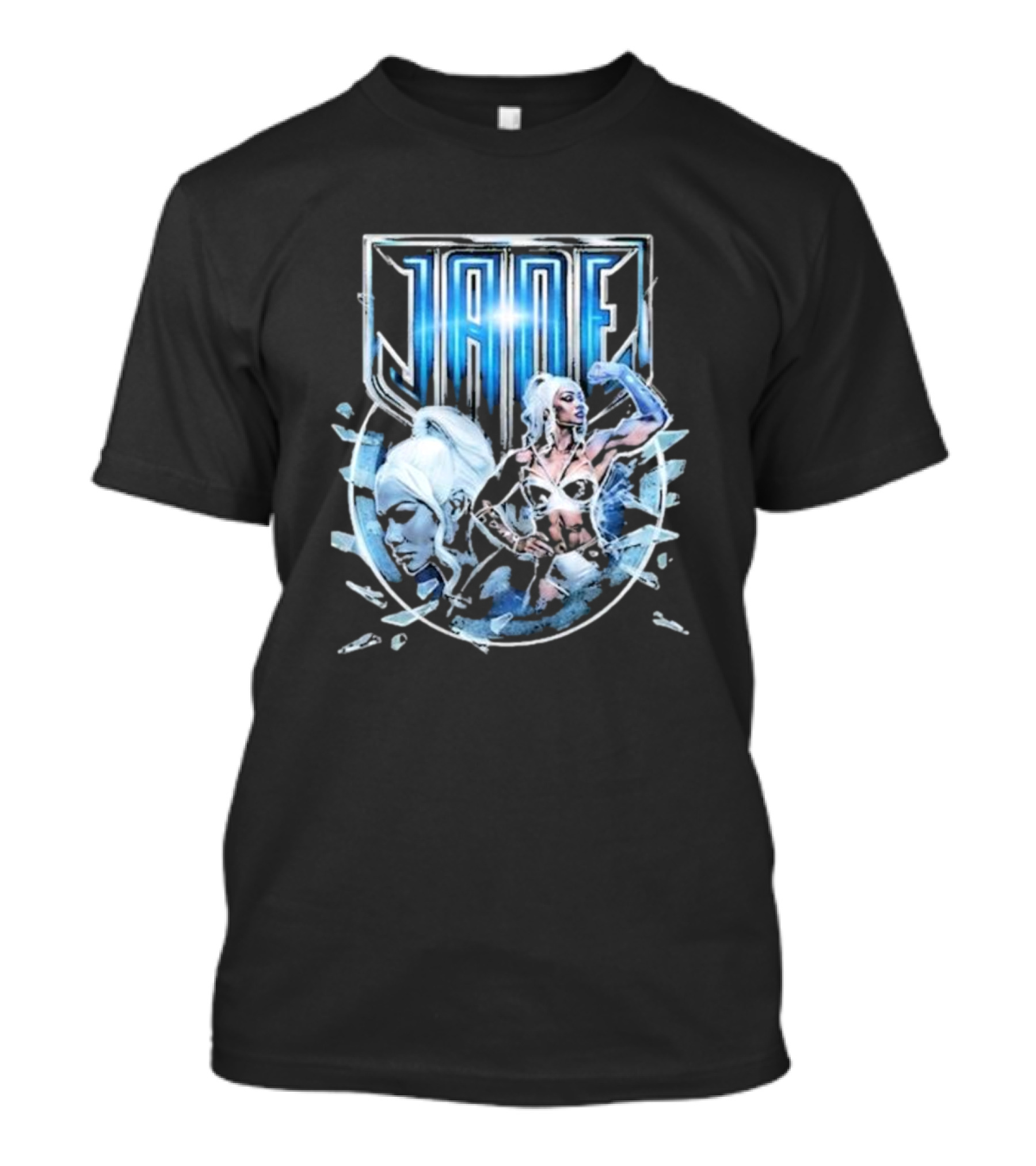 Jade Shattered Glass Power Pose T-Shirt