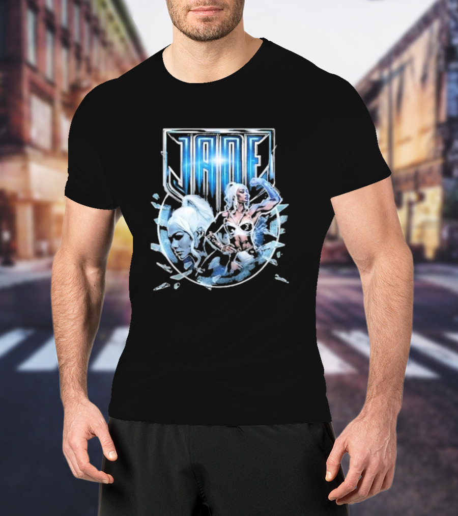 Jade Shattered Glass Power Pose T-Shirt
