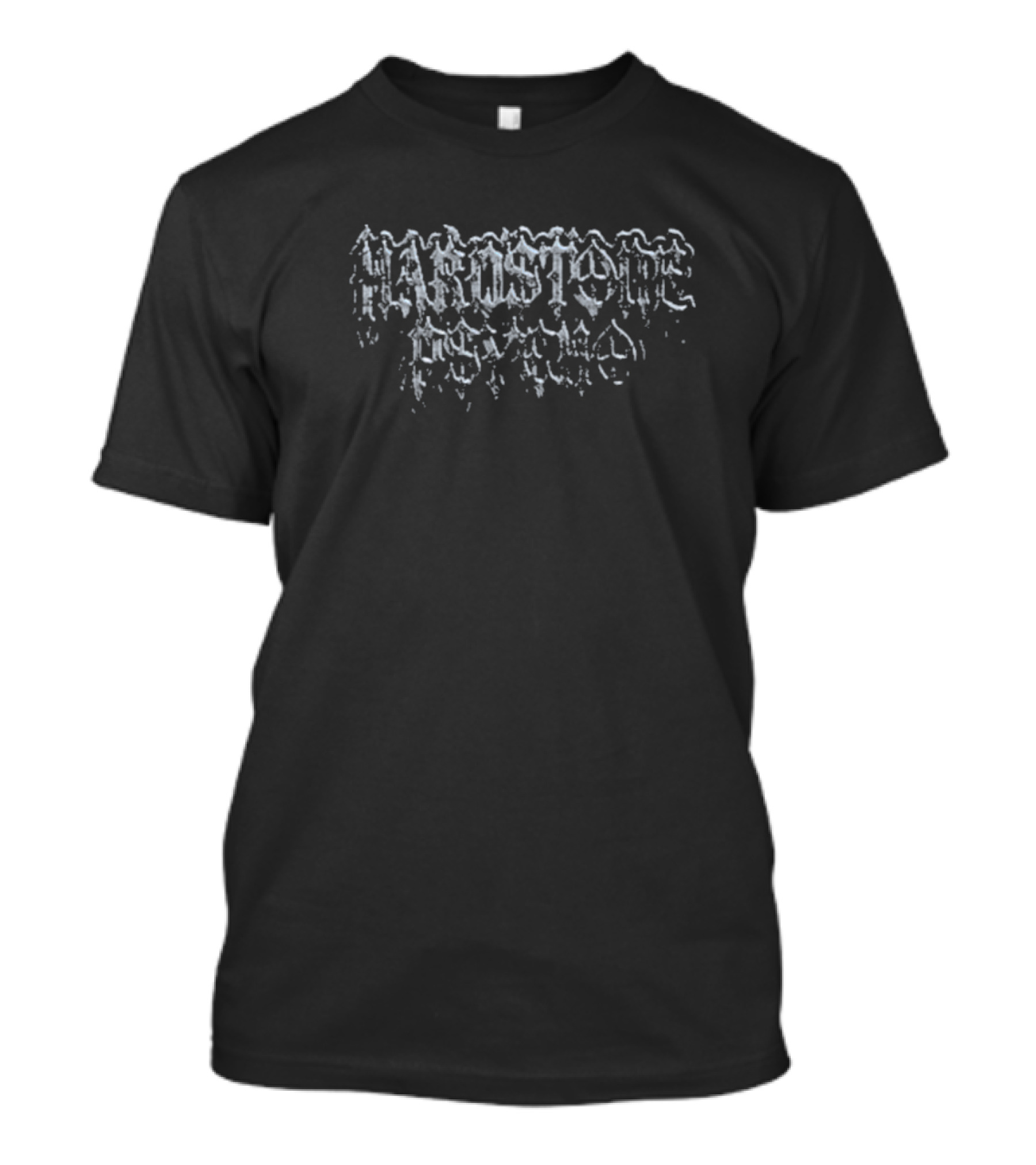 Hardstone Psycho Metal Dripping Text T-Shirt