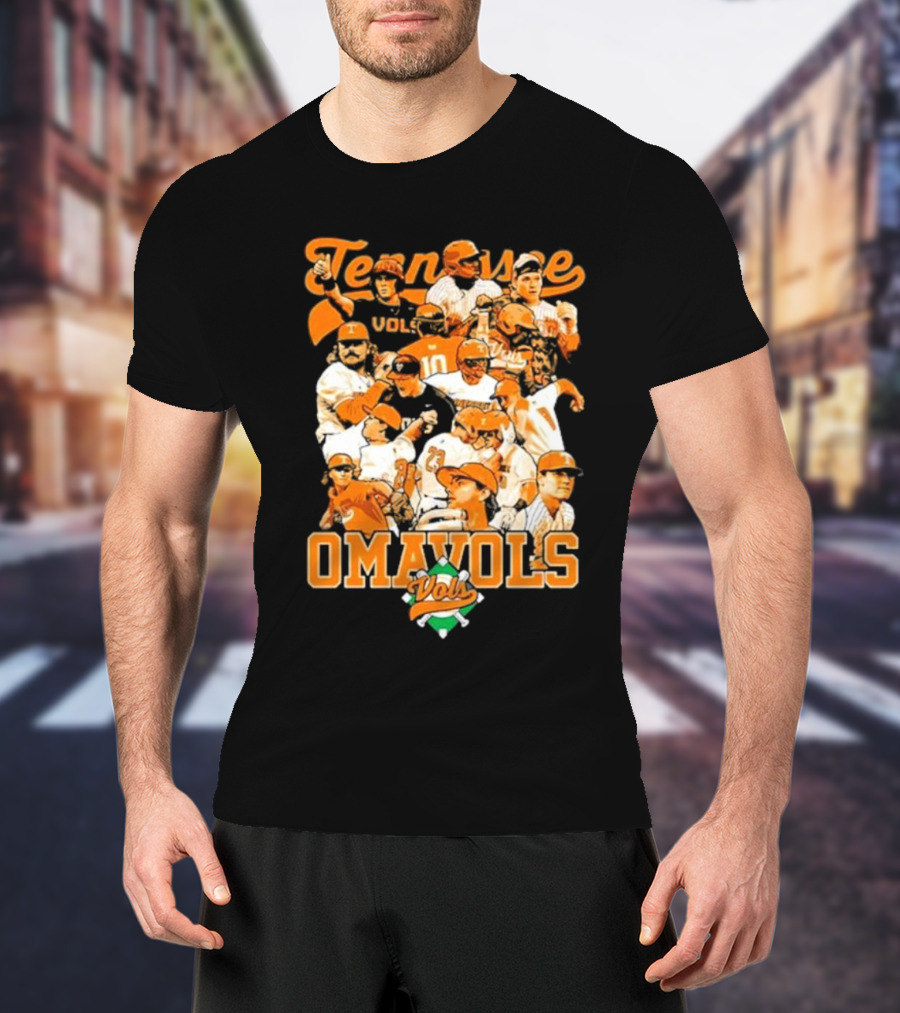 Tennessee Omavols Vols Baseball Team Players T-Shirt